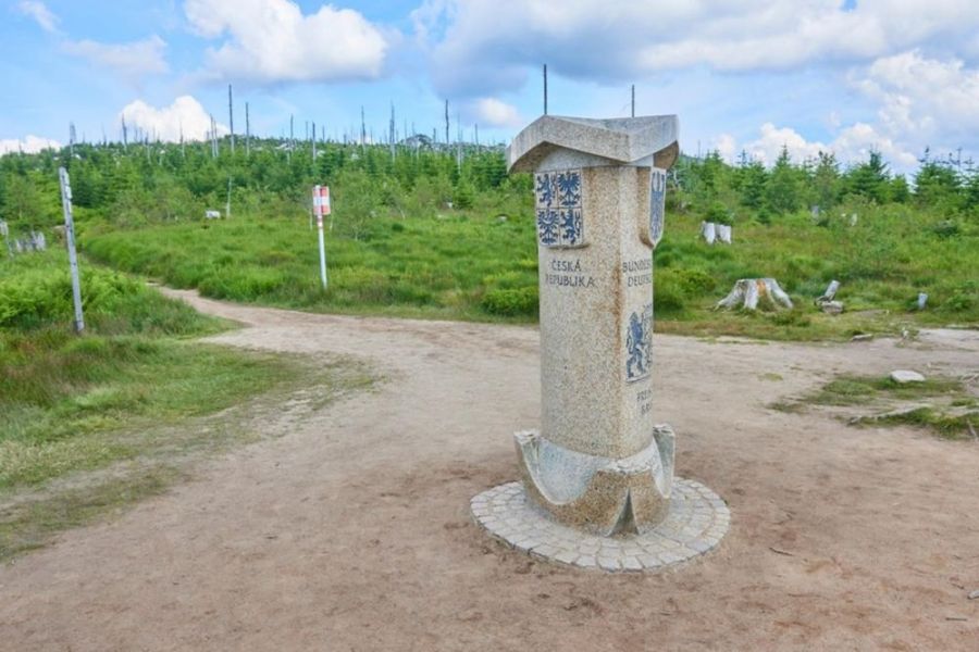 Trójstyk na Szumawie. Fot. archiwum kudyznudy.cz